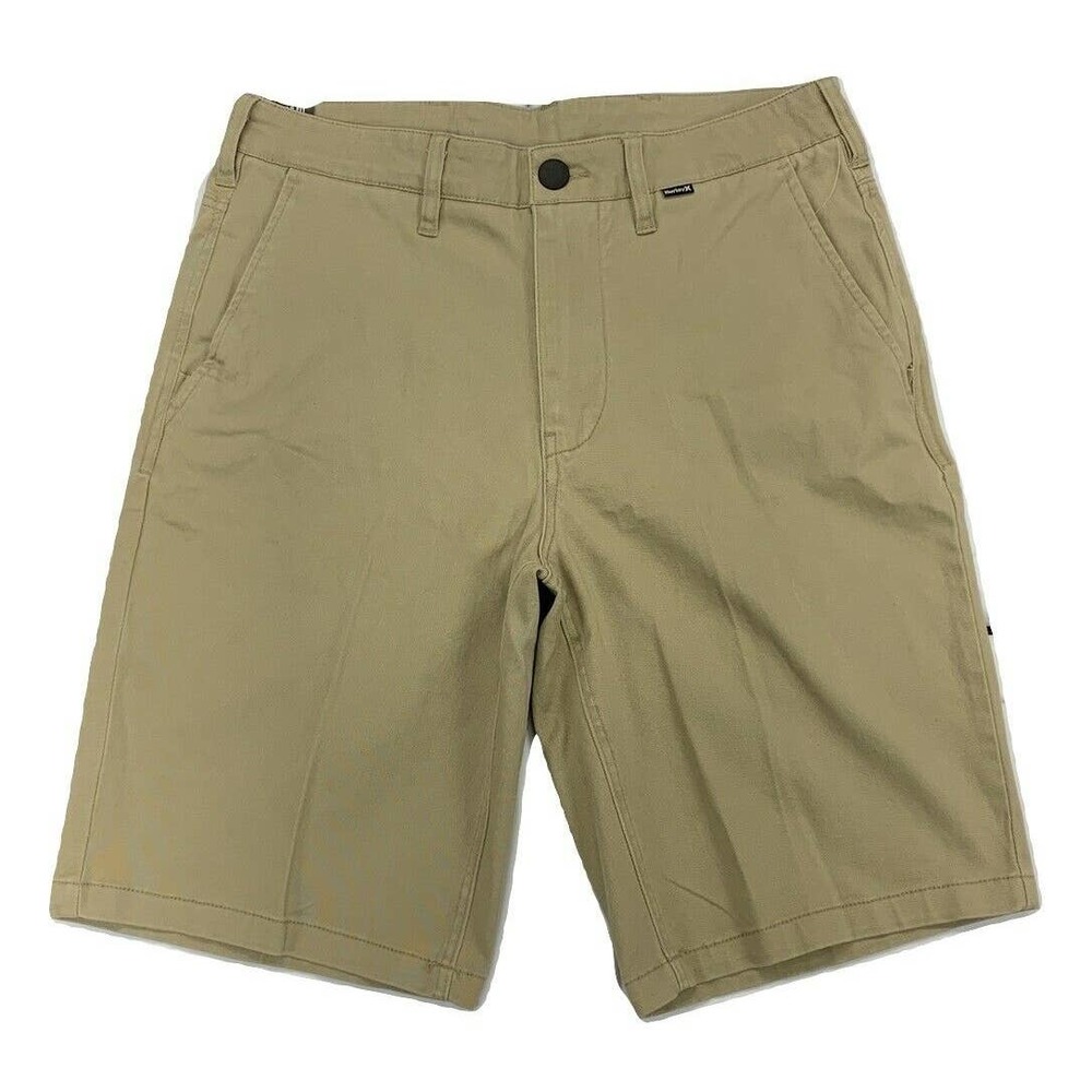 Hurley Men's One and Only 21.5" Chino Walk Shorts - Khaki